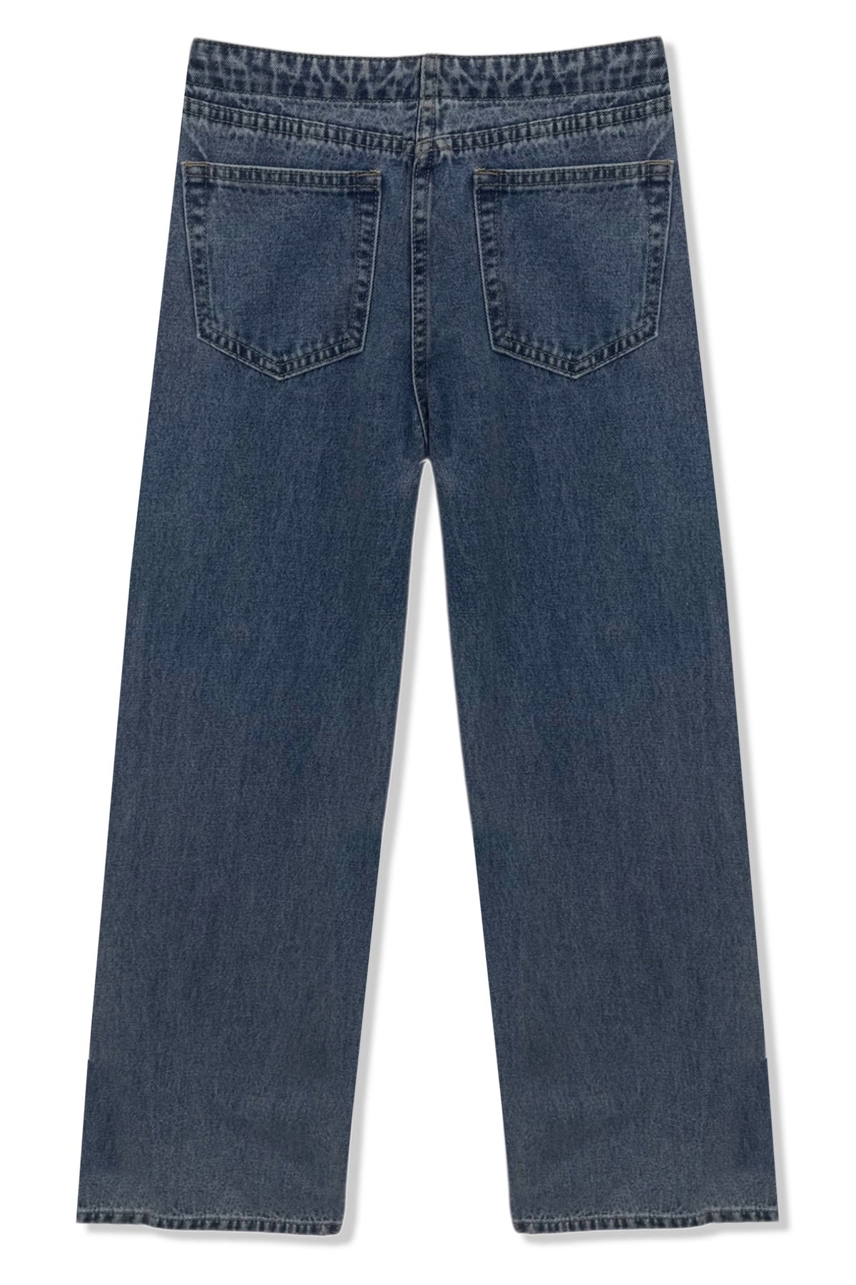 JUNIOR TRIBECA WIDELEG DRAWSTRING JEANS