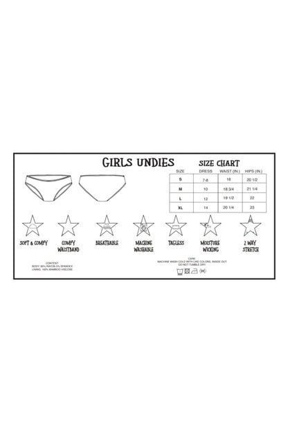 TWEEN "DAYS OF THE WEEK" UNDIES