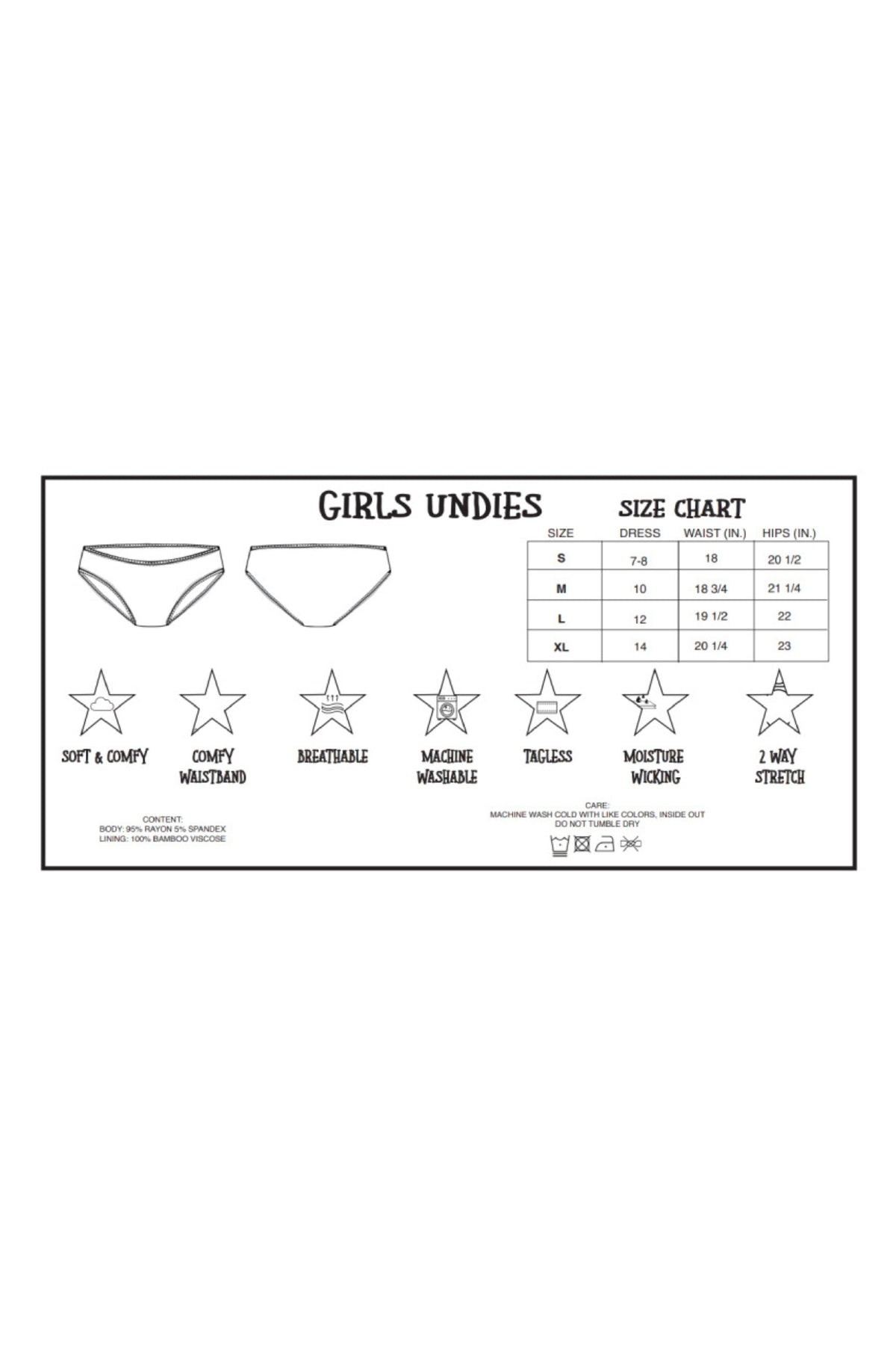 TWEEN NEUTRAL MULTIPACK UNDIES