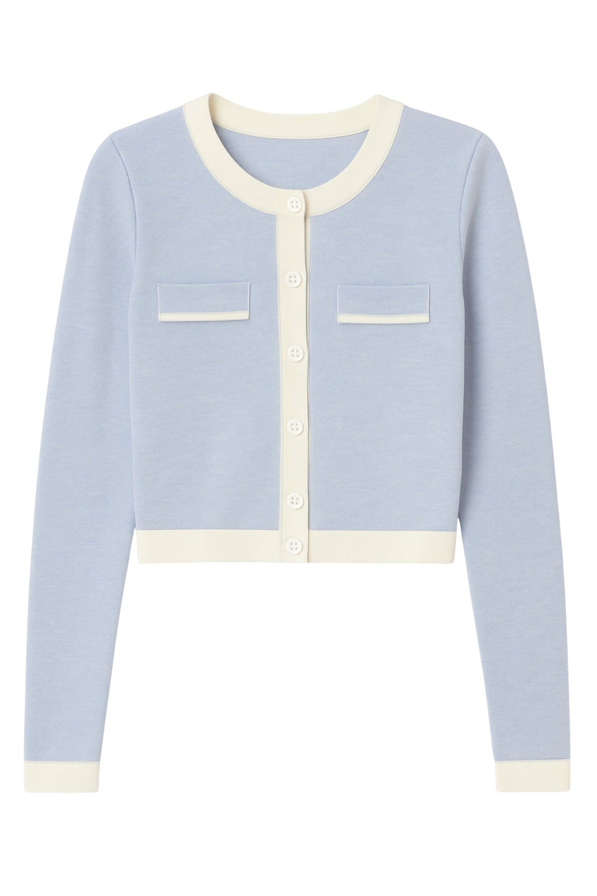 TWEEN WHITNEY COLORBLOCK POCKET CARDIGAN