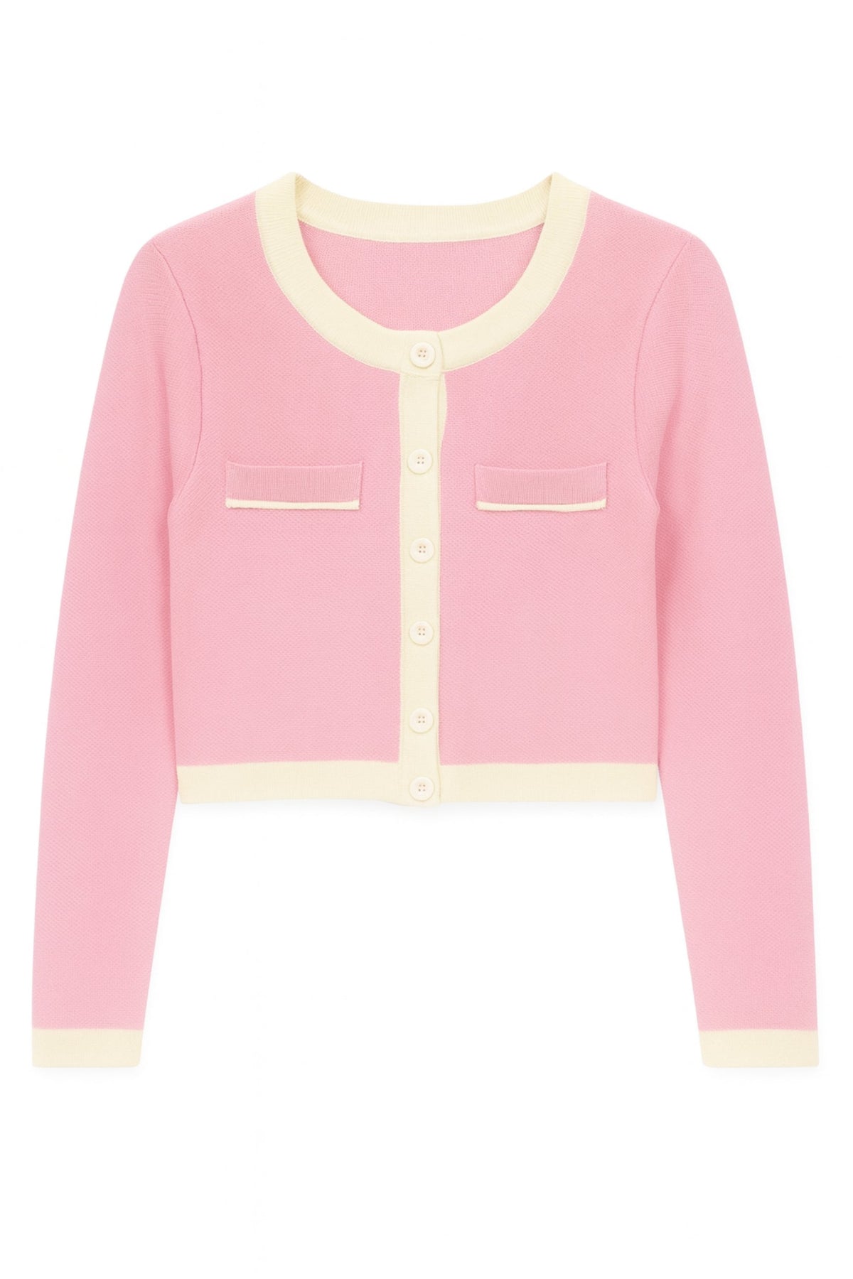TWEEN WHITNEY COLORBLOCK POCKET CARDIGAN