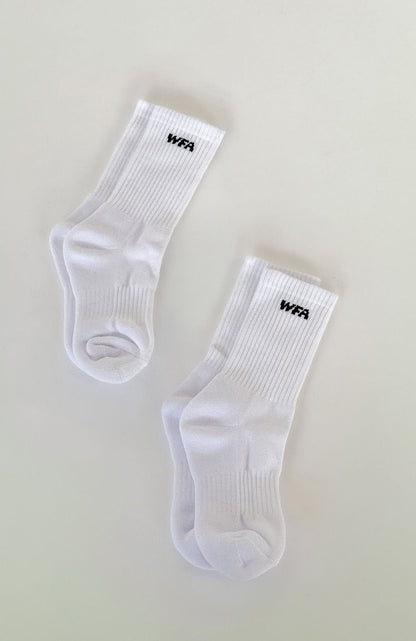 WFA 2 Pack Socks White/Black