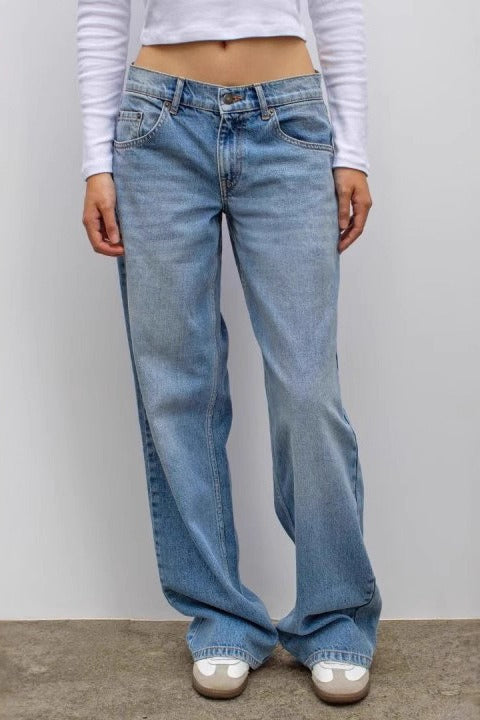Vintage Leopard Star Patch Jeans