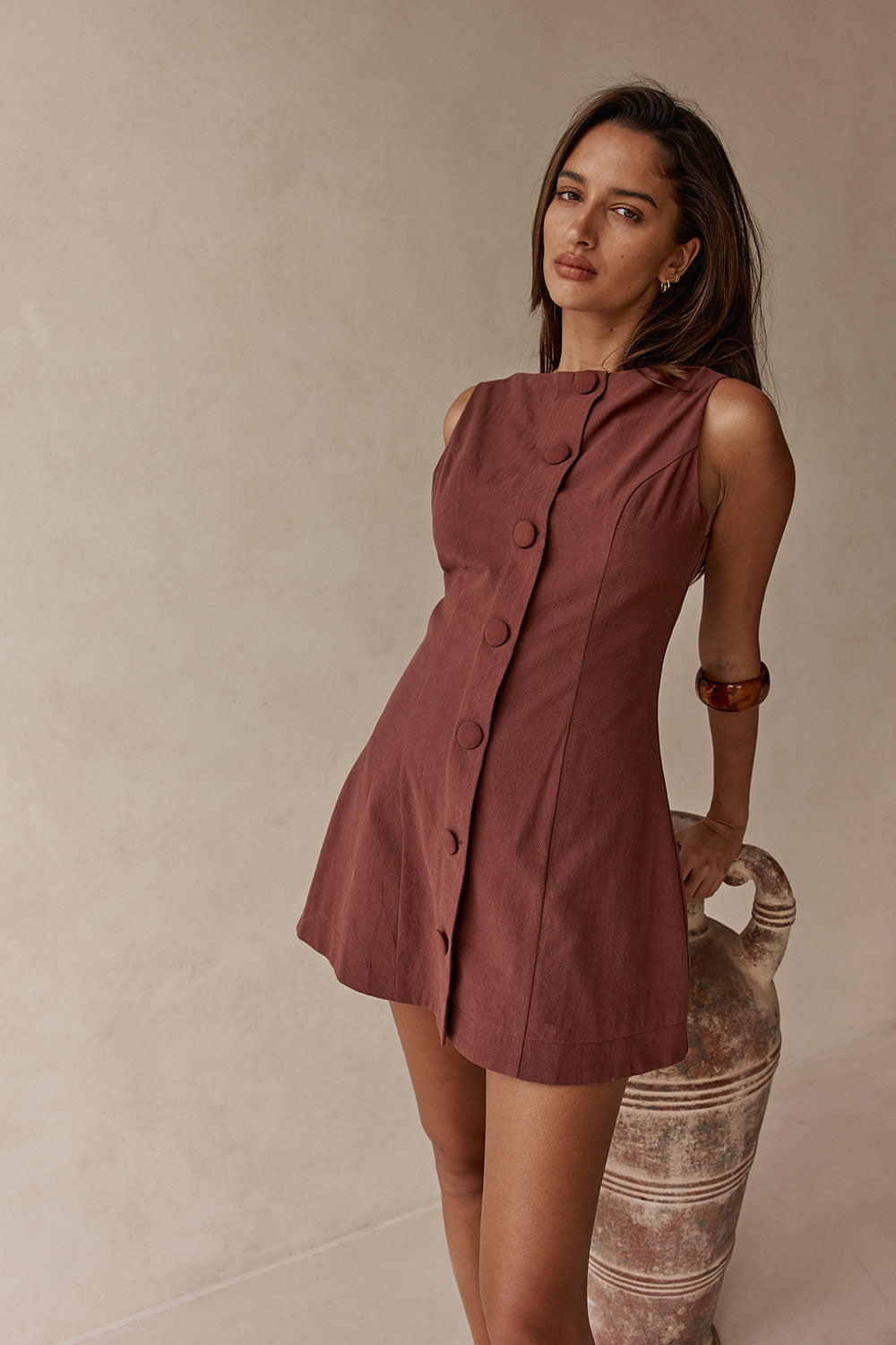 Graylee Dress - Chocolate