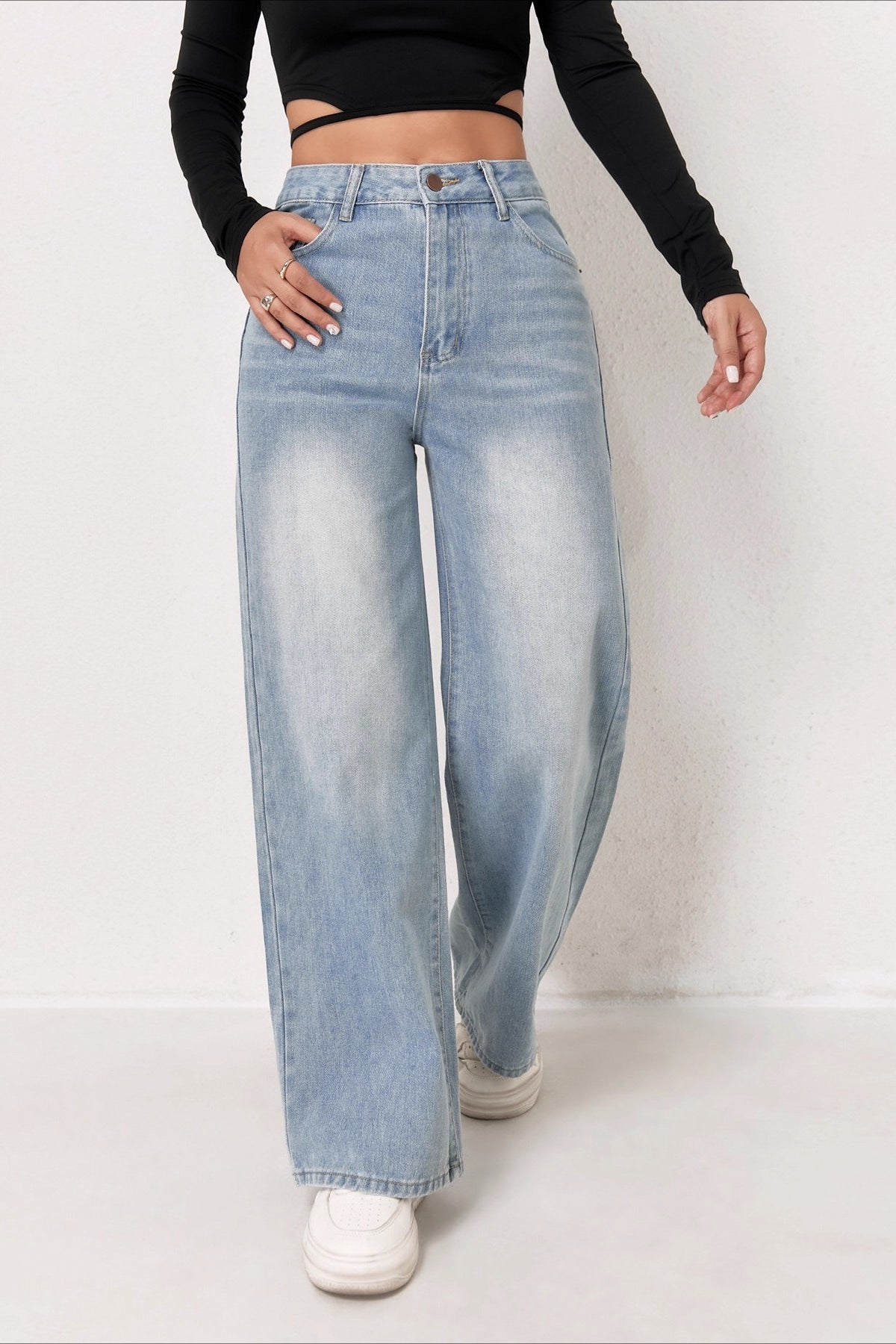 Wide Leg Trousers Style Jeans