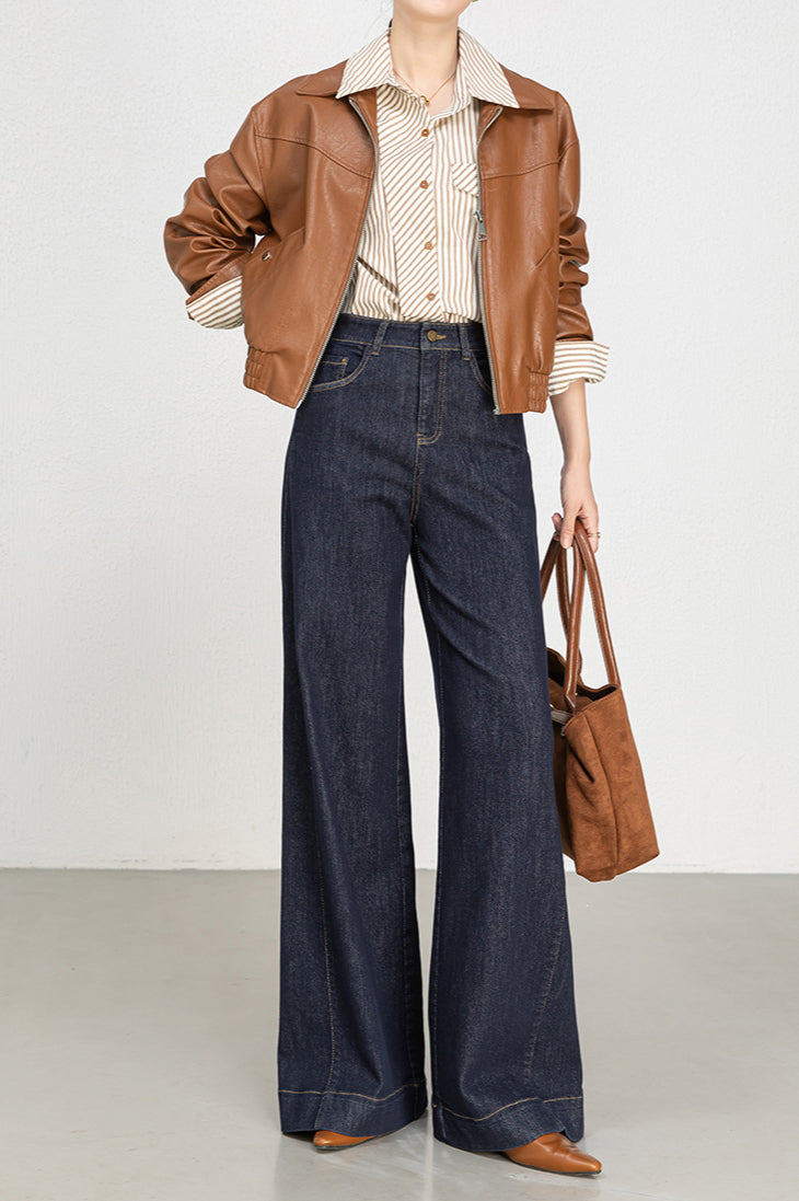 High Waist Loose Wide Leg Jeans