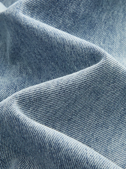 Asymmetric Waist Wide-Leg Jeans