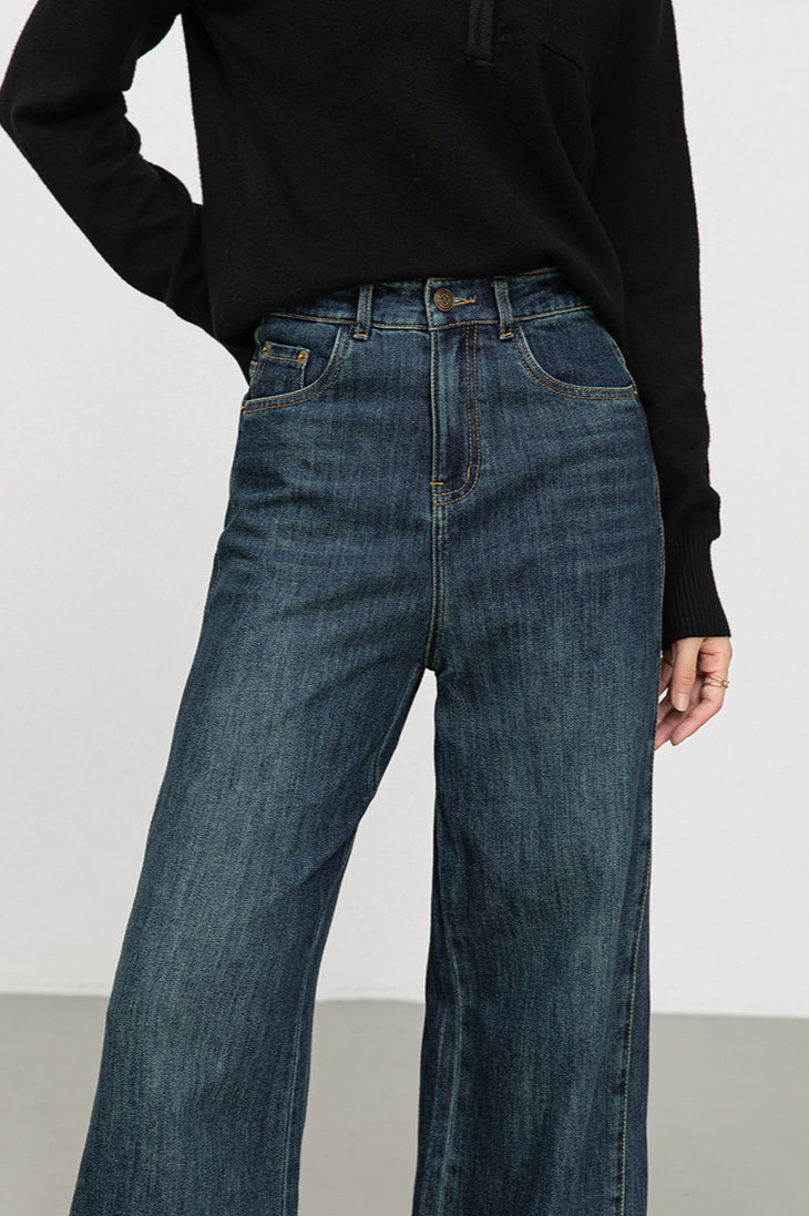 High Waist Loose Wide Leg Jeans