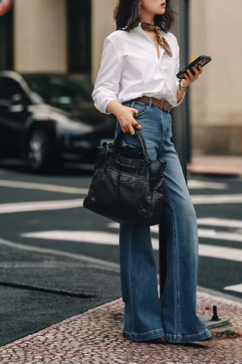 Comfort Stretch Cropped Flare Jeans