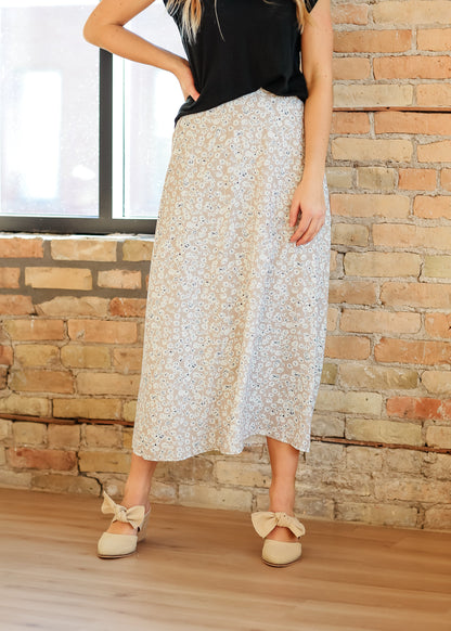 Braylyn Floral Midi Skirt - FINAL SALE