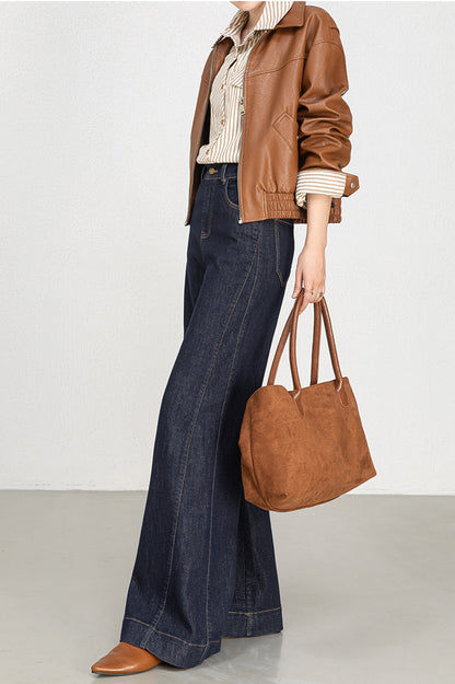 High Waist Loose Wide Leg Jeans