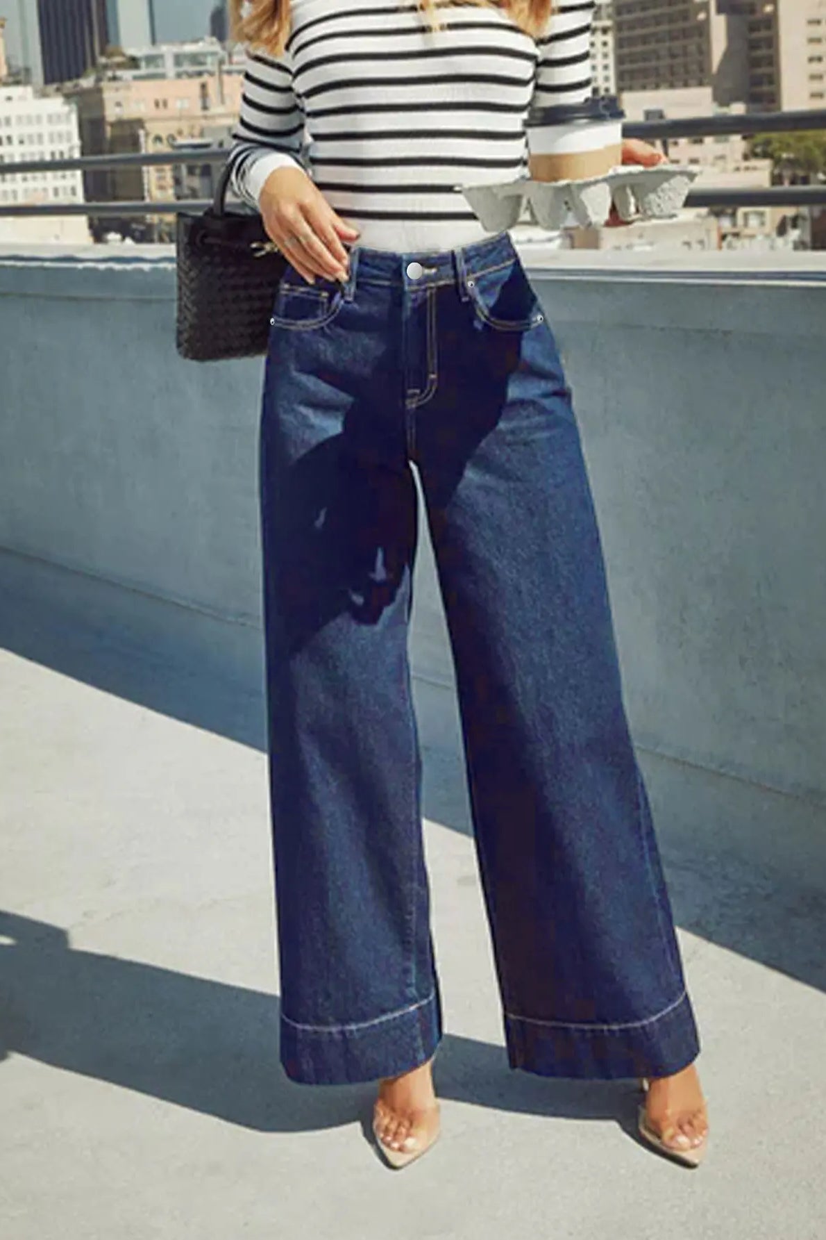 High Waist Wide Leg Jeans