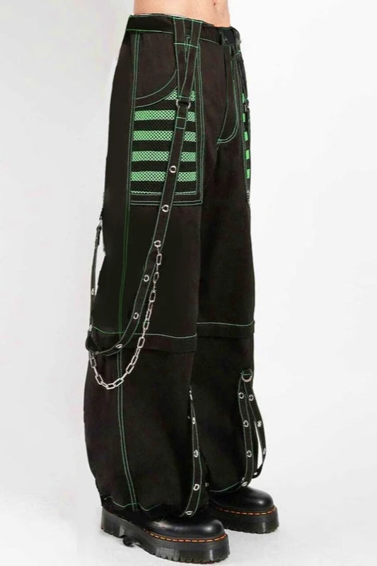 Gothic Wide Leg Cargo Jeans