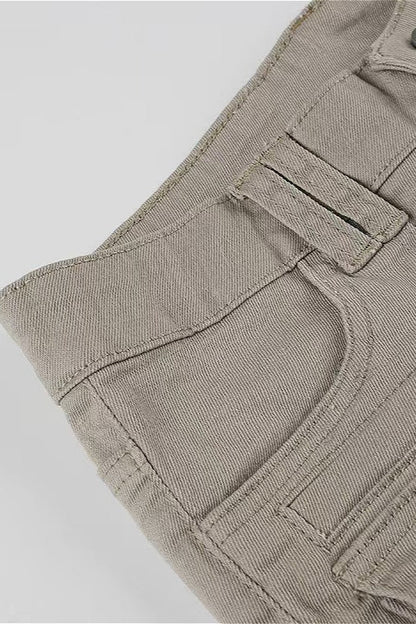 Slight Stretch Low Rise Flare Jeans