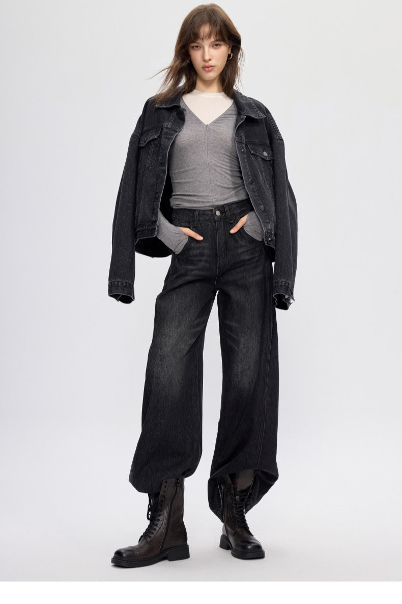 Vintage Relaxed Banana Fit Long Jeans