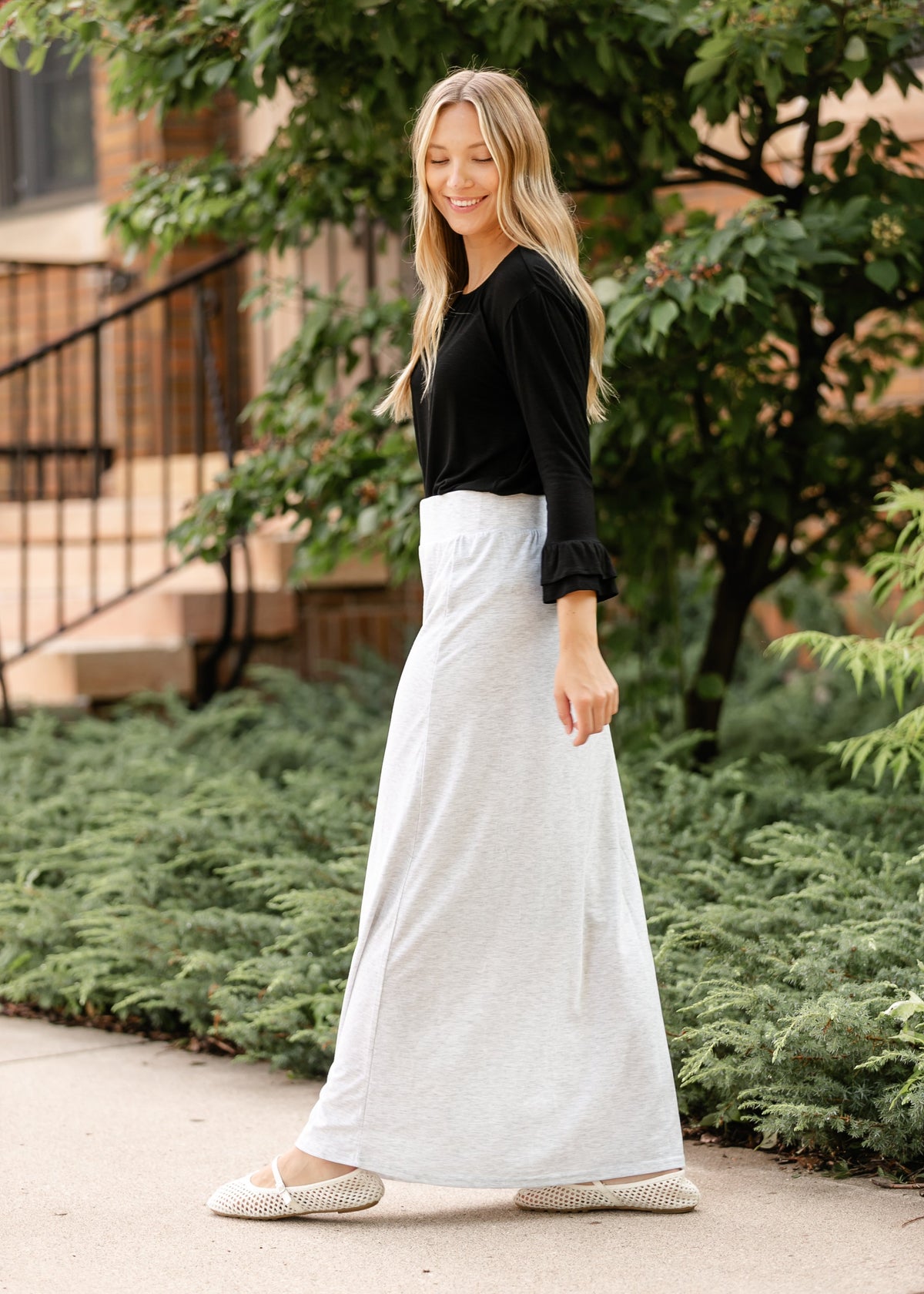 Clarise Premium Knit Maxi Skirt