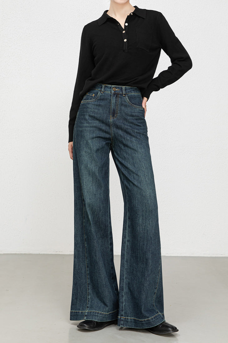 High Waist Loose Wide Leg Jeans