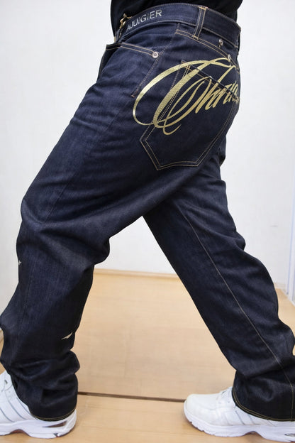 Chic Loose Relaxed Streetwear Versatile Jeans