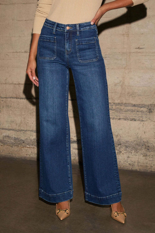 High Waist Wide Leg Vintage Jeans