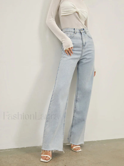 Denim Straight Graceful Leg Jeans