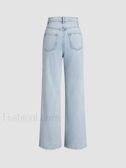 Denim Straight Graceful Leg Jeans