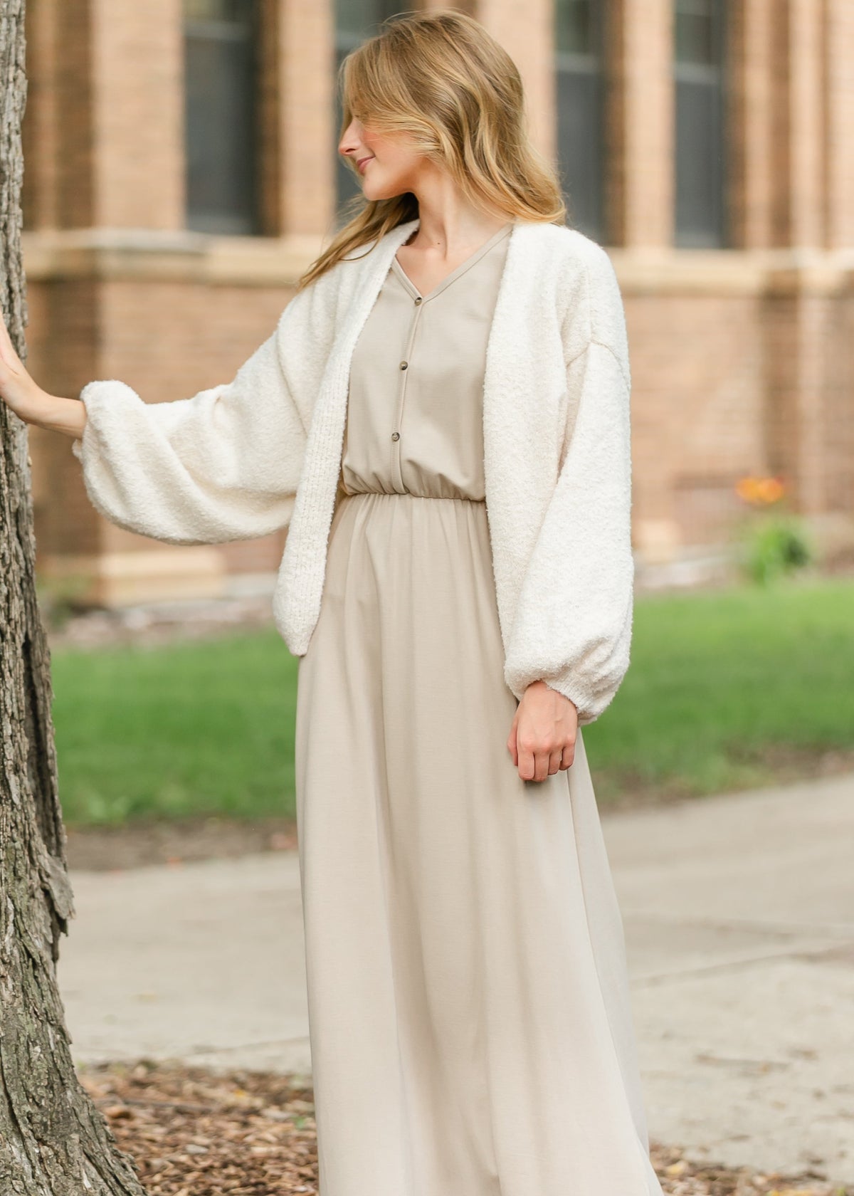 Ella Cinched Waist Maxi Dress