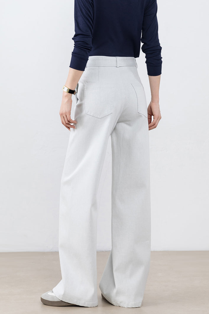 High Waist Loose Straight Leg Jeans