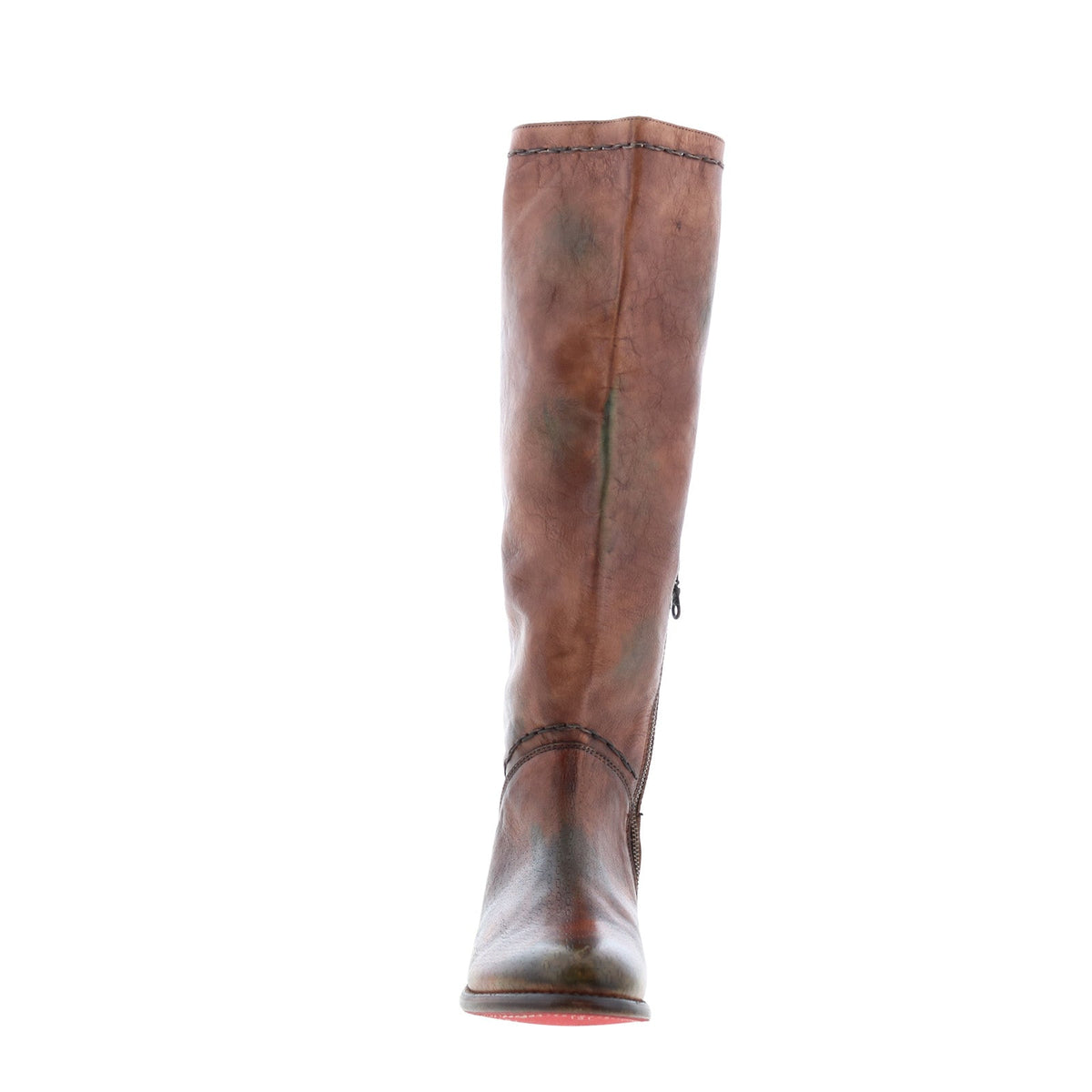 Bed Stu Manchester S F321138 Womens Brown Leather Zipper Knee High Boots