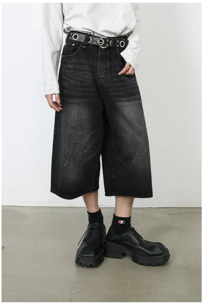 Vintage Y2K Loose Cropped Jeans