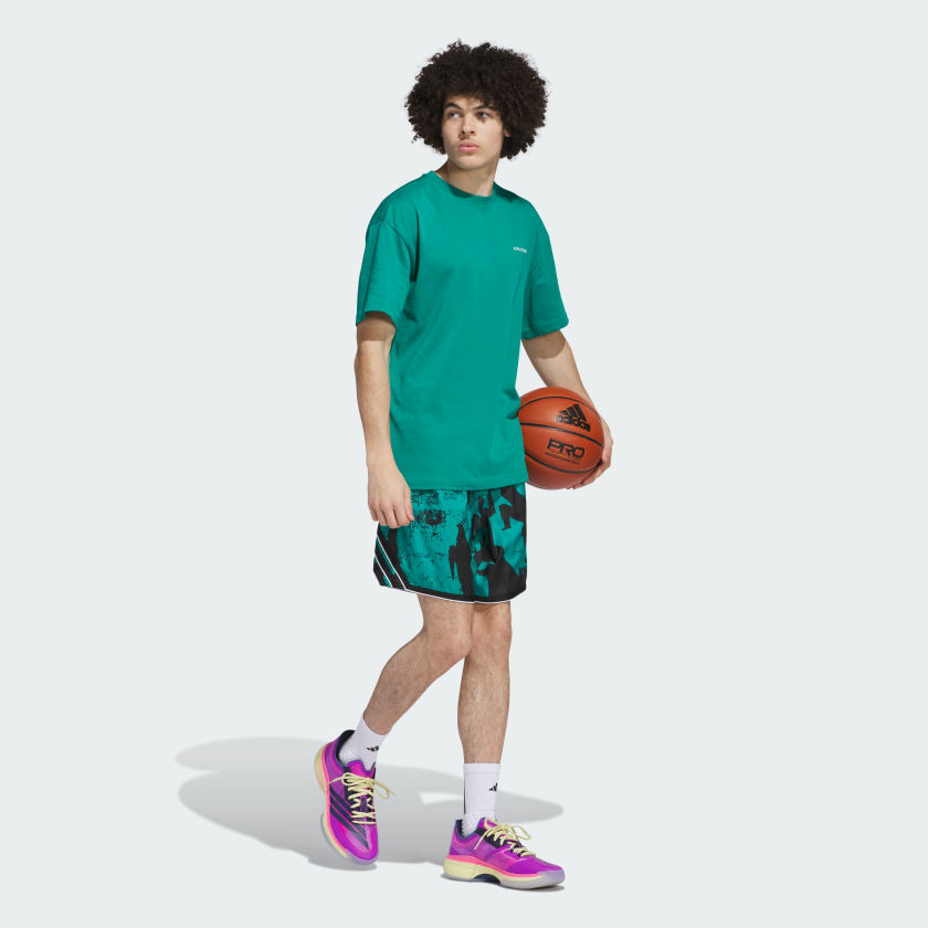 Men's adidas adidas Crazy Lite Allover Print Shorts