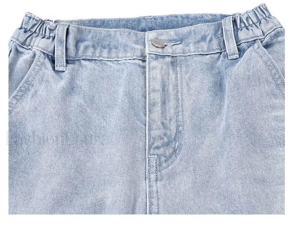 High Street Retro Trendy Loose And Wide Jeans