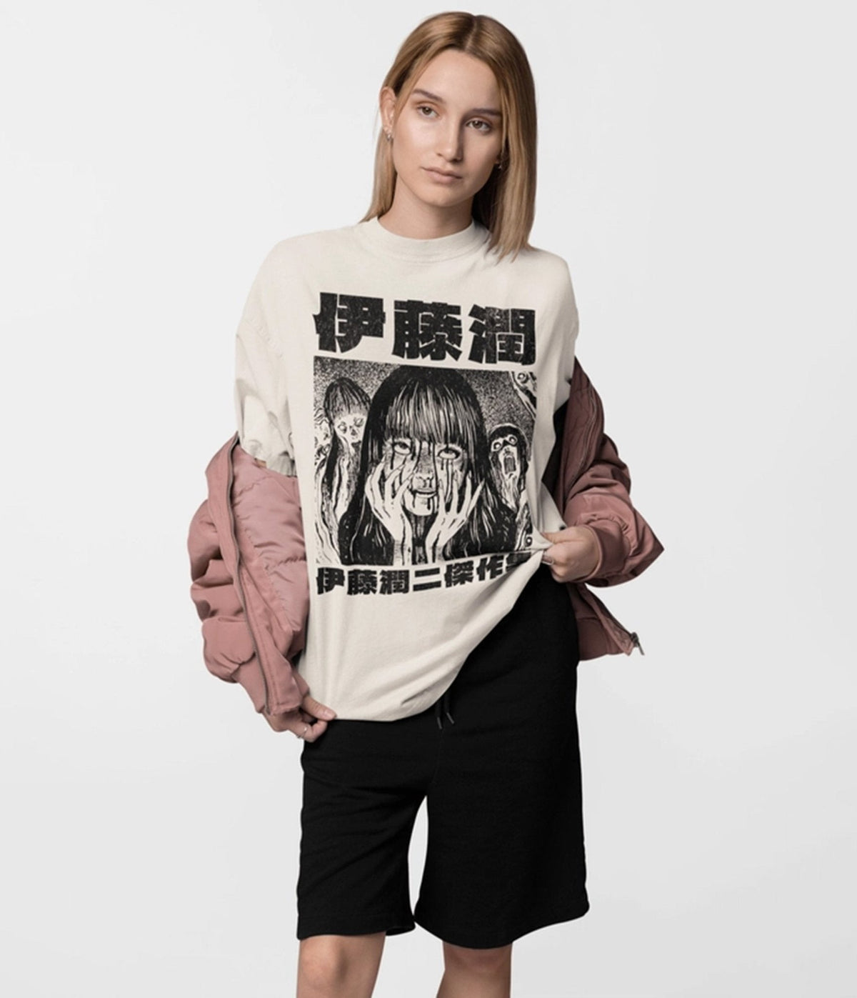 Ivory Horror Anime Unisex Graphic Tee