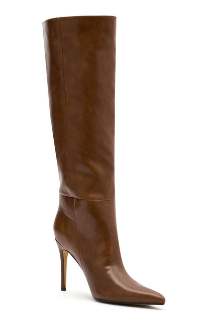 Run Away With Me Knee High Boots Vintage Brown