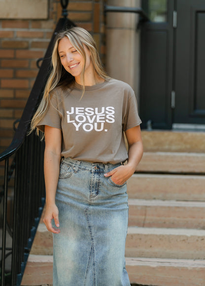 Jesus Loves You Graphic T-shirt