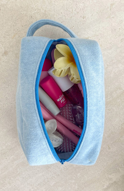 Lillian Cosmetic Bag Baby Blue