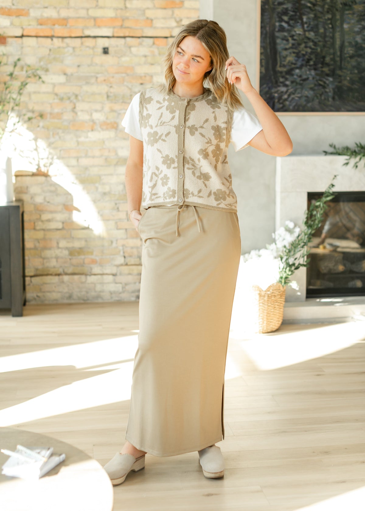 Jordan Knit Maxi Skirt