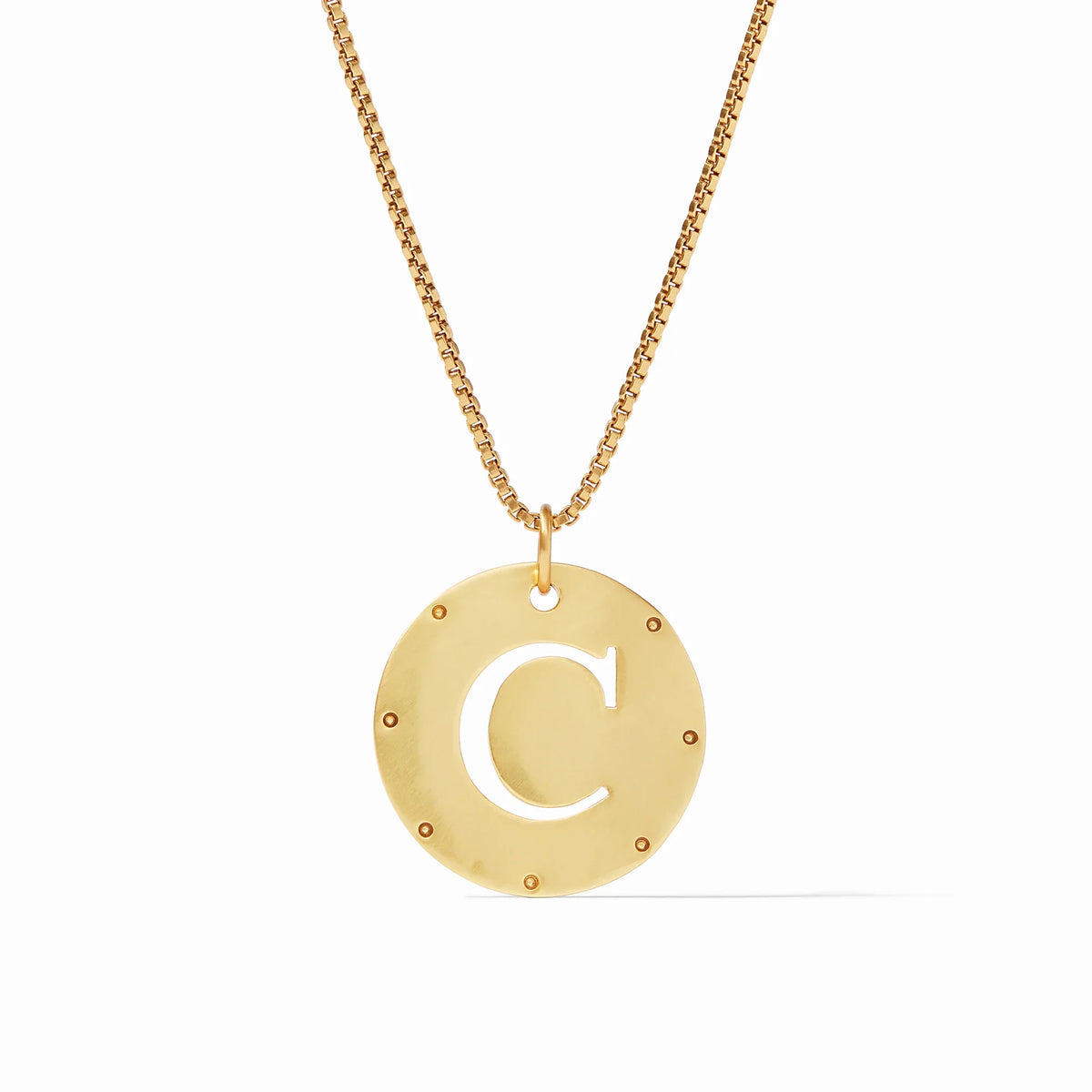 Julie Vos Monogram Pendant Necklace