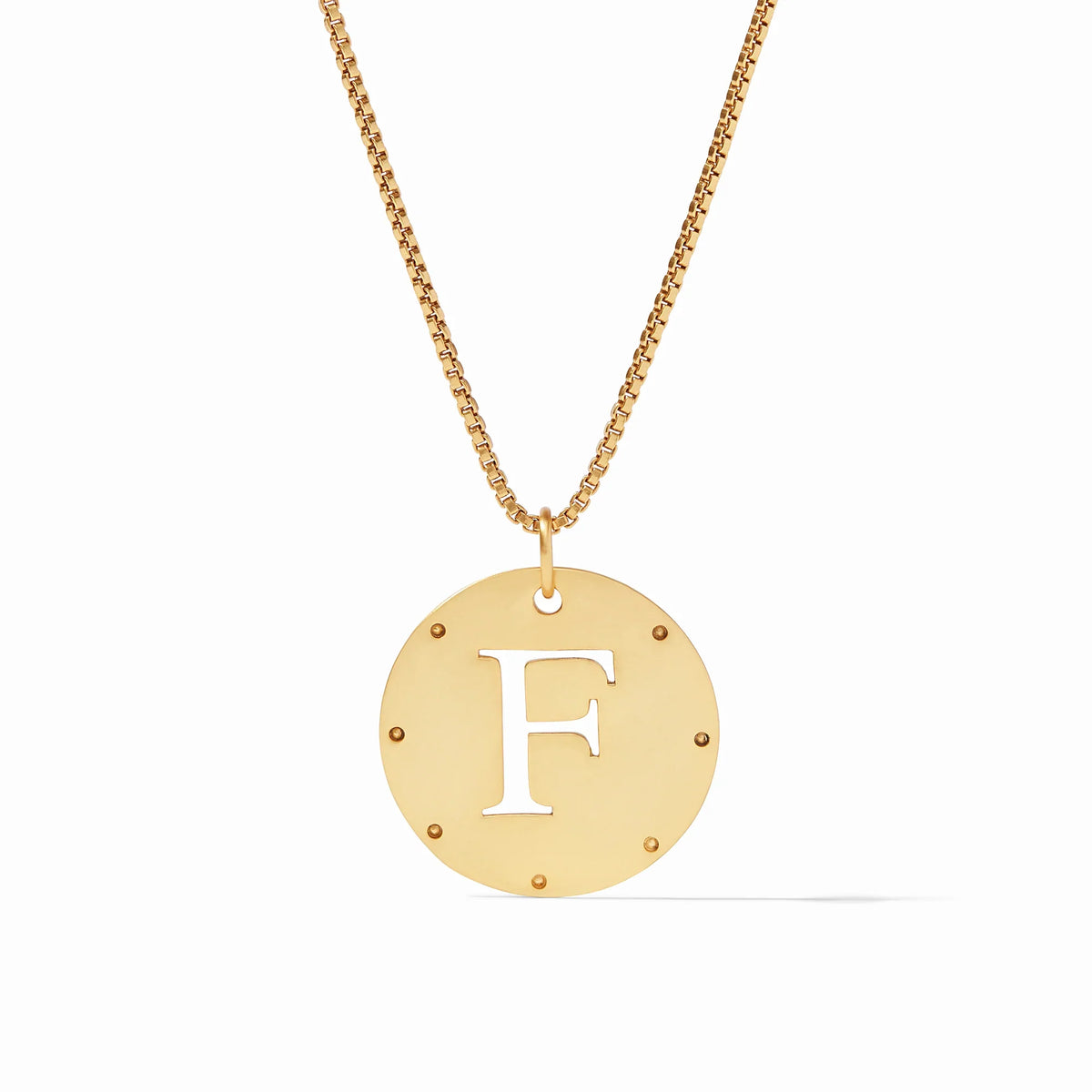 Julie Vos Monogram Pendant Necklace
