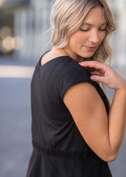 Kate Cap Sleeve Midi Dress - FINAL SALE