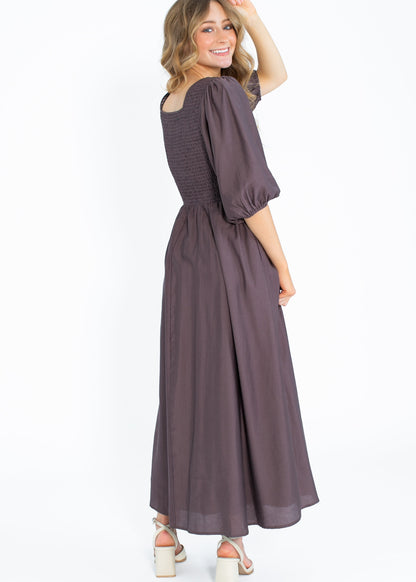 Kayleen Smocked Bodice Maxi Dress - FINAL SALE