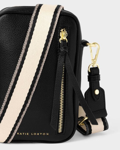 Hallie Small Crossbody Bag - Black
