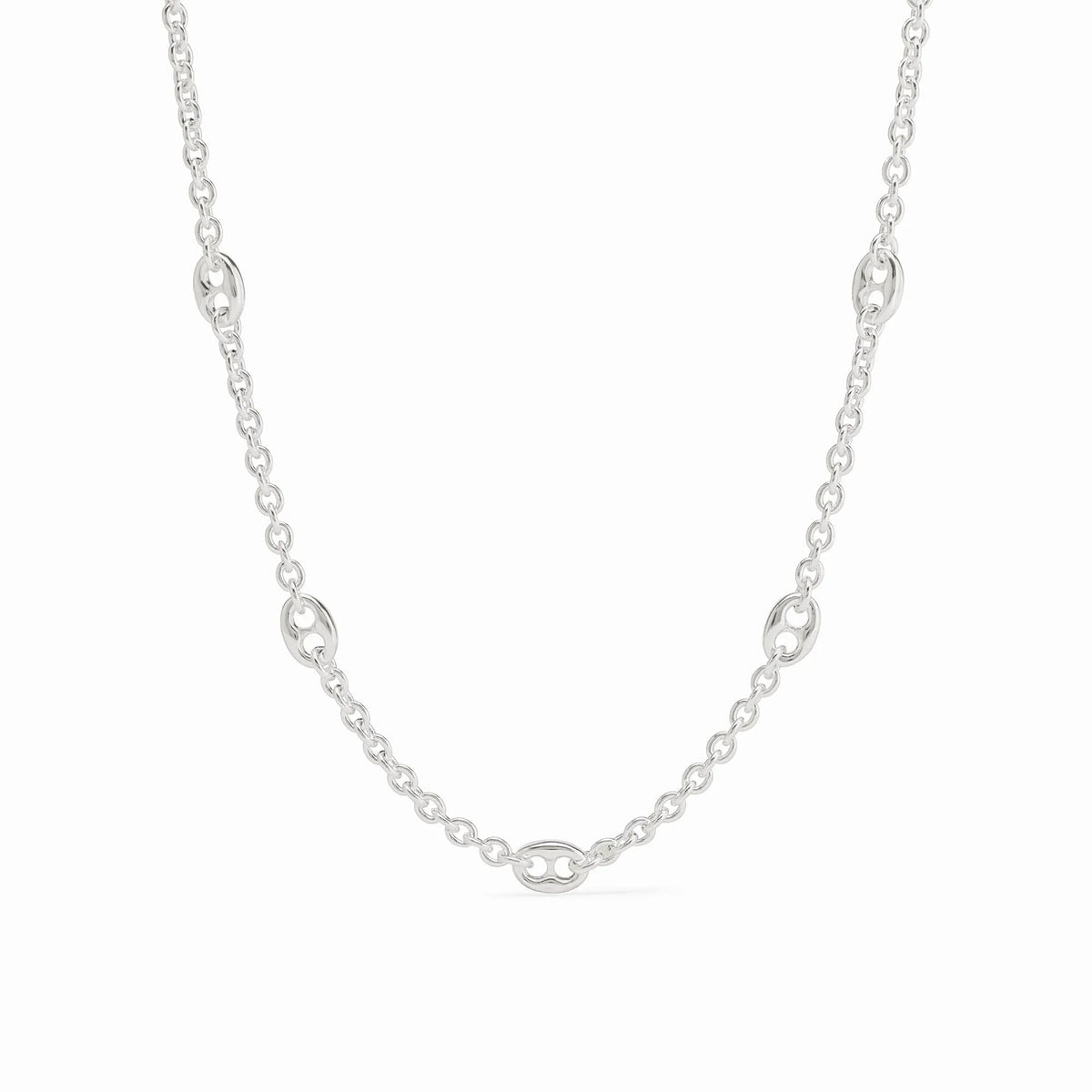 Laguna Delicate Station Necklace - Silver