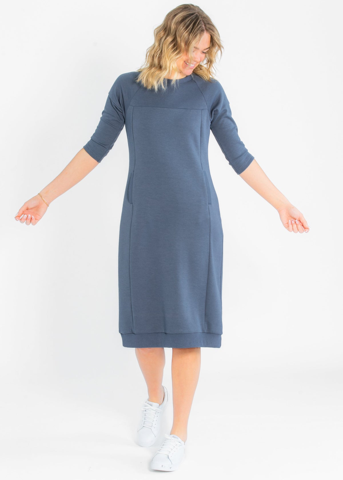 Liv Sweatshirt Midi Dress - FINAL SALE