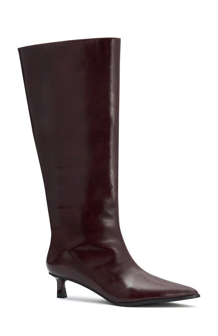 Juliette Knee High Boots Cherry Cola Crinkle