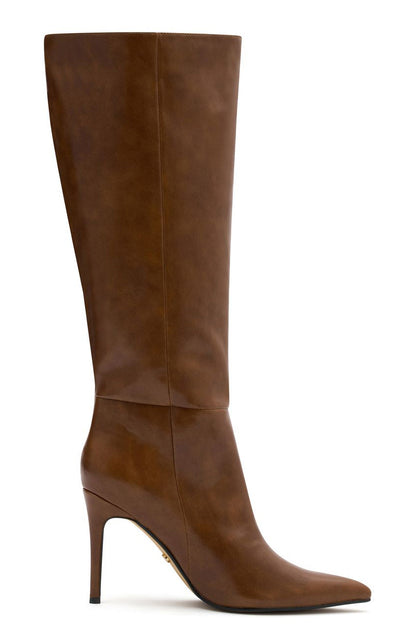 Run Away With Me Knee High Boots Vintage Brown