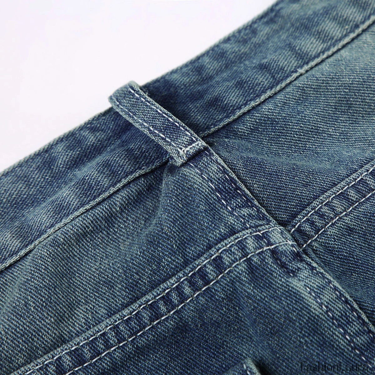Vintage Blue Graceful Wash Boyfriend Jeans