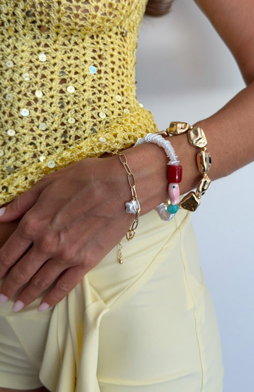 Aster Bracelet Set Gold