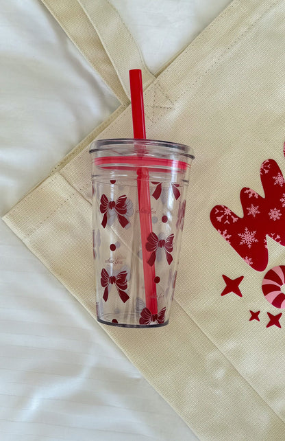 Calista Tumbler 450ml Bow Bliss