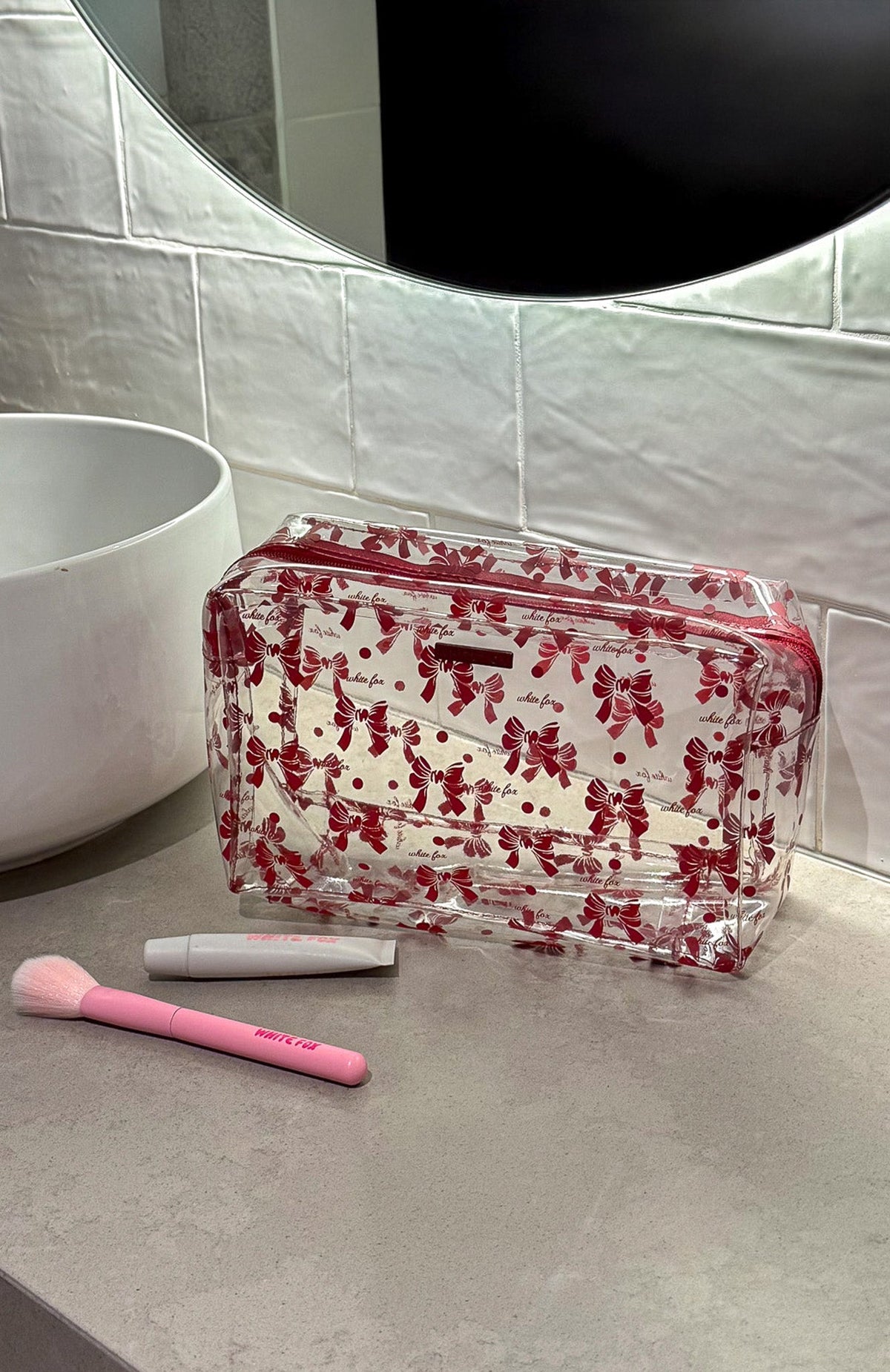 Clara Cosmetic Case Bow Bliss
