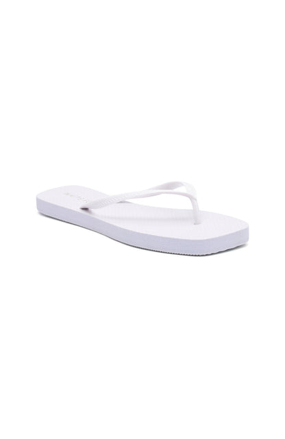 Josie Thong Sandals White
